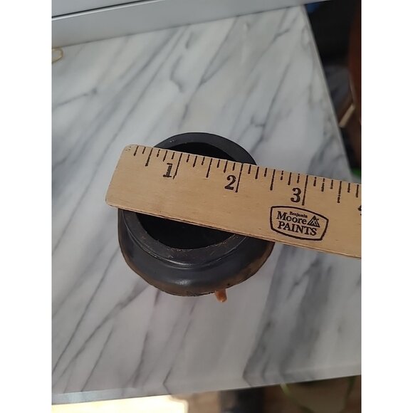 Christmas Candle Holder Snowman Votive Tea Light Wooden Holiday Decoration - Picture 9 of 9